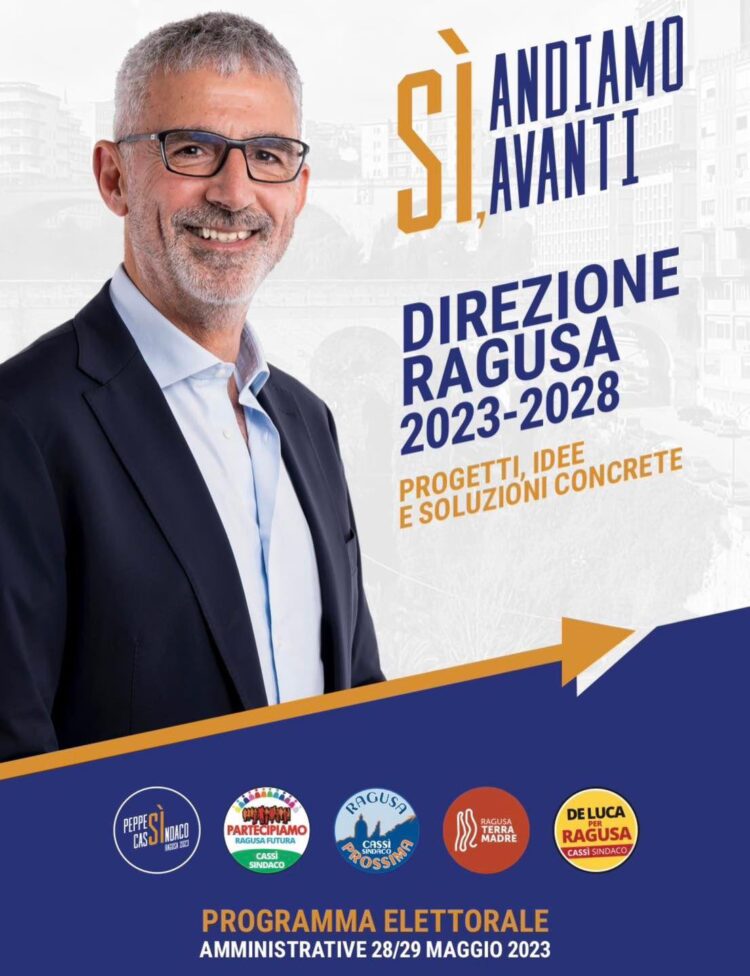 Gruppo Peppe Cassì sindaco. “Direzione Ragusa 2023-2028”. Il programma