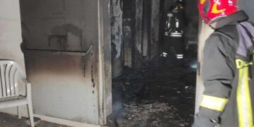Incendio in un’azienda di Chiaramonte
