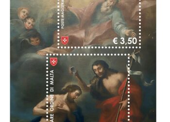 Saranno emessi domani due francobolli raffigurati “Il battesimo di Gesù”, tela custodita nella chiesa di San Giovanni a Chiaramonte