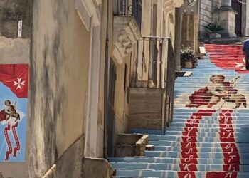 San Giovanni a Chiaramonte: inaugurata la scalinata artistica