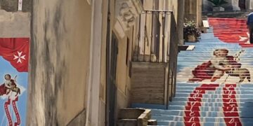 San Giovanni a Chiaramonte: inaugurata la scalinata artistica