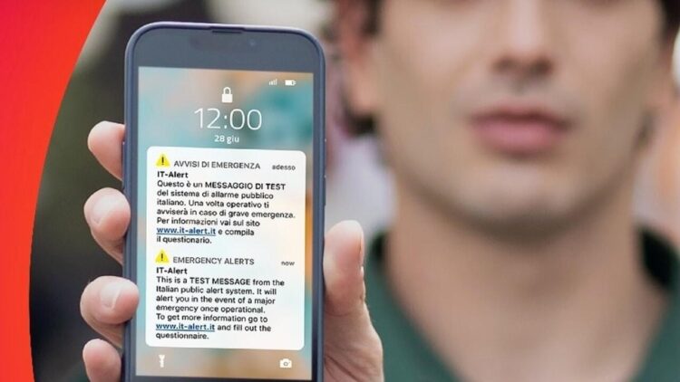 It Alert oggi alle  ore 12 sui telefonini siciliani. E’ solo un’esercitazione