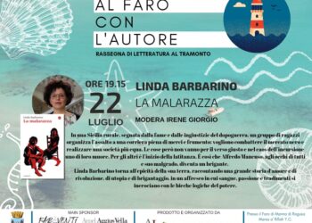 Al Faro con l’autore: appuntamento a Marina con Linda Barbarino