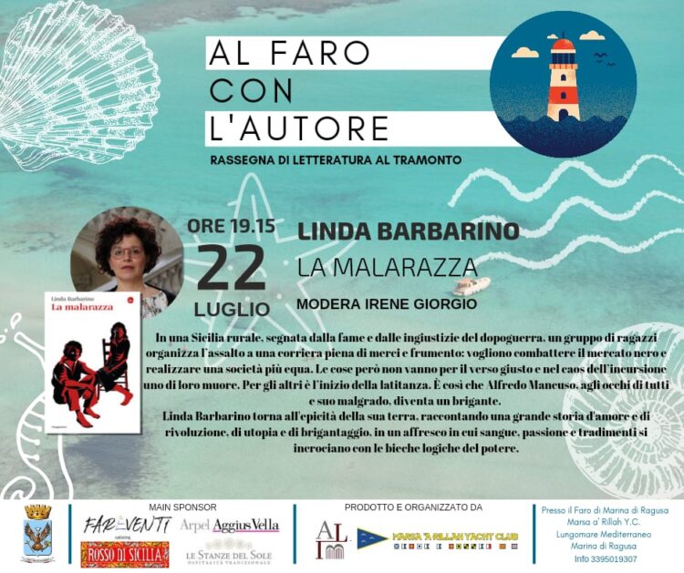 Al Faro con l’autore: appuntamento a Marina con Linda Barbarino