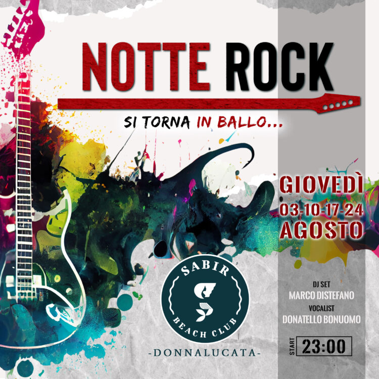 Torna Notte Rock. La magica serata de La Fazenda anni ’90