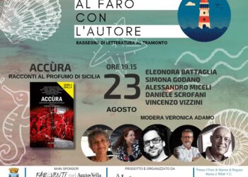 Accùra – Racconti al profumo di Sicilia: il 23 agosto al “Faro con l’Autore”