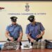 Carabinieri arrestano vittoriese per detenzione di 16 chili e mezzo di hashish e quasi 200 grammi di marijuana