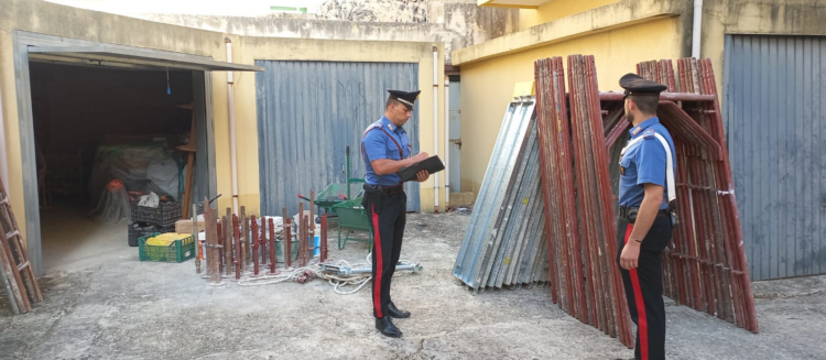 Ragusa: furto di attrezzatura edile, Carabinieri trovano e restituiscono la refurtiva