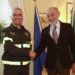 Incontro del Comandante provinciale dei Vigili del Fuoco con il Sig. Prefetto, Giuseppe Ranieri
