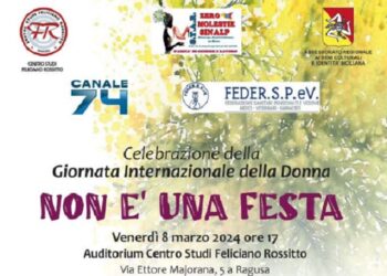 “Non è una festa”, celebrazione della Giornata Internazionale della Donna al Centro Feliciano Rossitto