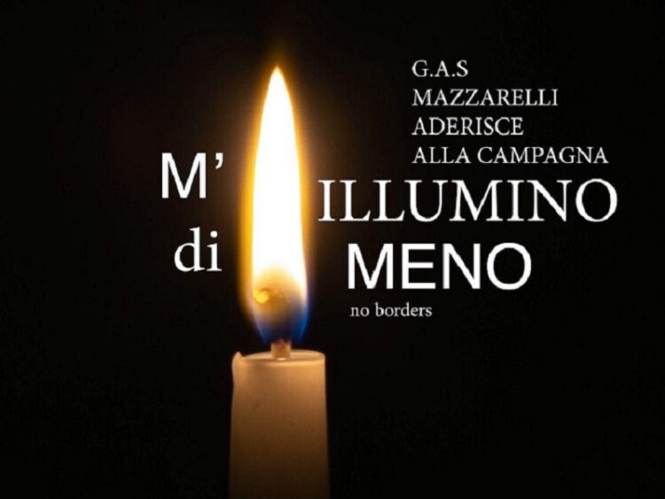 Gas Mazzarelli partecipa alla campagna “M’illumino di  meno” e suggerisce una cena a lume di candela