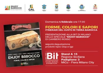 Alla BIT di Milano si racconta il fascino di “Enjoy Barocco” con l’allegato del Gambero Rosso