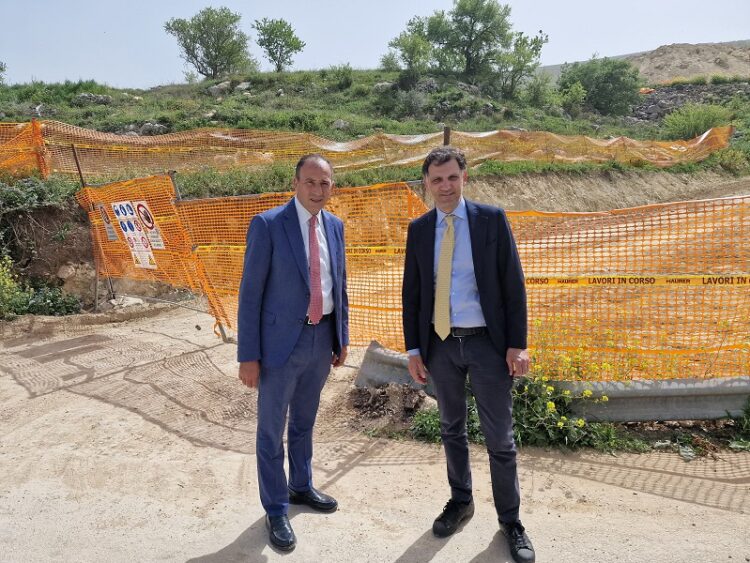 Autostrada Ragusa-Catania, sopralluogo di Dipasquale (PD ARS) e Barbagallo (PD Camera) nei cantieri