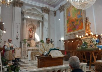 La prima omelia del novello diacono Giuseppe Cascone per omaggiare il Patriarca San Giuseppe, nella Chiesa del SS Salvatore