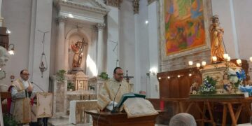 La prima omelia del novello diacono Giuseppe Cascone per omaggiare il Patriarca San Giuseppe, nella Chiesa del SS Salvatore