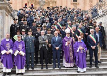 Ragusa, celebrato il Precetto Pasquale Interforze presso la Cattedrale di San Giovanni Battista
