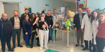 Le uova di “N’uovo – momento urbano condiviso” realizzate dai pasticcieri di Modica e donate ai bambini ospitati nei reparti di Pediatria dei tre ospedali della provincia