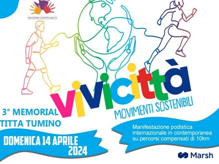 Vivicittà il 14 aprile: Ragusa ancora coinvolta