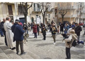 La benedizione degli animali primo evento dei festeggiamenti in onore di San Giuseppe a Ragusa