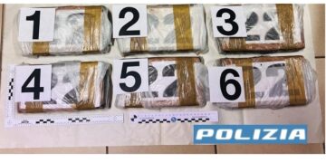 Ragusa, la Polizia sorprende e arresta due coniugi che occultavano, a bordo di camioncino,  oltre 6 Kg di cocaina