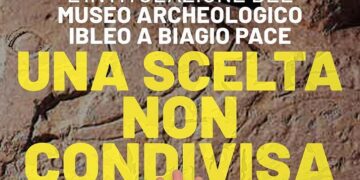 Sit in in piazza Libertà contro l’intitolazione del Museo Archeologico di Ragusa a Biagio Pace