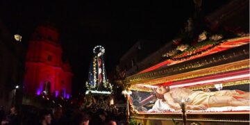 Molto partecipata la processione del Venerdì Santo a Ibla