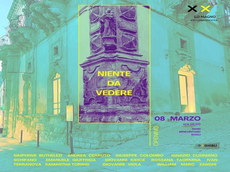 “Niente da Vedere”: a Palazzo Beneventano a Scicli “Lo Magno artecontemporanea” inaugura un nuovo viaggio artistico tra storia e contemporaneità