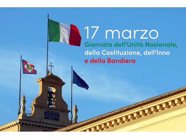 Celebrazione della “Giornata dell’Unita’ Nazionale, della Costituzione, dell’Inno e della Bandiera”