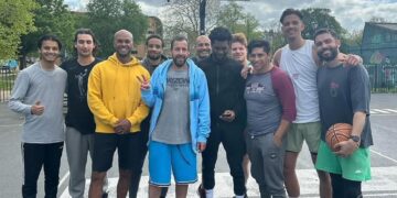 Il ragusano che gioca a basket con Adam Sandler, il famoso attore americano