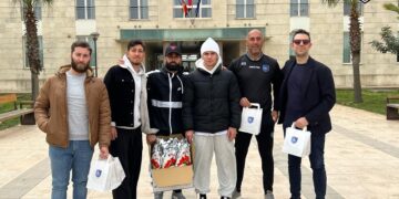Visita dii giocatori e dell’allenatore del Ragusa Calcio al reparto di pediatria del ‘Giovanni Paolo II’