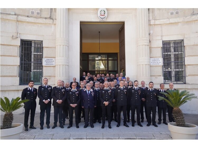 Visita del Generale di Divisione Giuseppe SPINA, Comandante della Legione Carabinieri “Sicilia”, al Comando Provinciale di Ragusa
