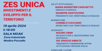 L’assessore regionale alle attività produttive, Edy Tamajo, a Modica per parlare di ZES Unica