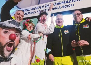 I Clown Dottori di “Ci Ridiamo Su”… portatori di “Gioia” per i piccoli pazienti degli ospedali di Ragusa, Vittoria e Modica