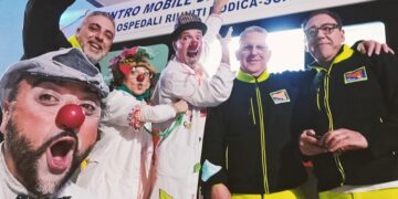I Clown Dottori di “Ci Ridiamo Su”… portatori di “Gioia” per i piccoli pazienti degli ospedali di Ragusa, Vittoria e Modica