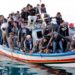 Pozzallo, sbarco di migranti, la Polizia di Stato identifica e sottopone a fermo due scafisti egiziani.
