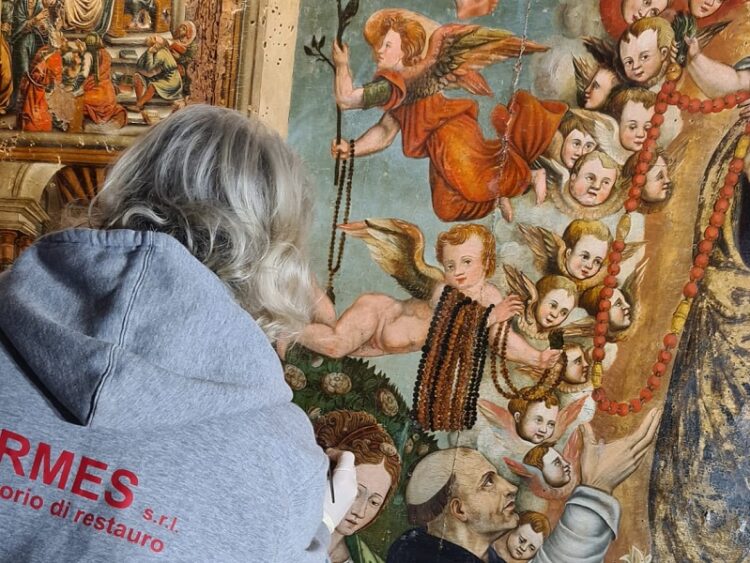 Il restauro della pala rinascimentale nella Chiesa di San Domenico a Modica