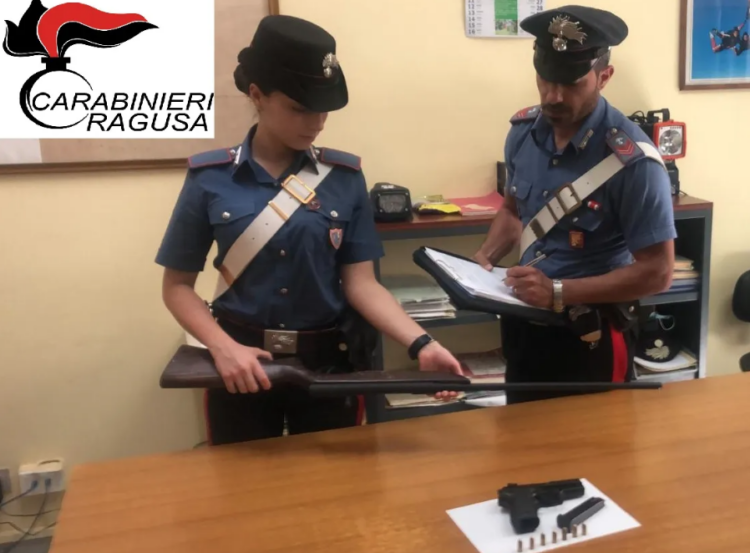Giarratana, 62enne condannato a 2 anni: deteneva illegalmente armi e munizioni