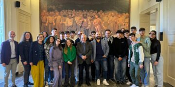 Vittoria, gli studenti dello scientifico Mazzini ricevuti a palazzo Iacono