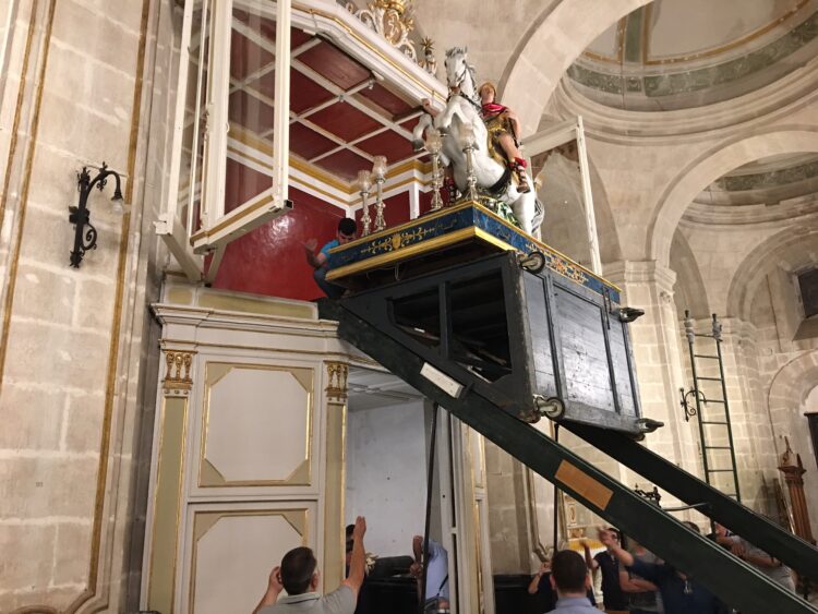 San Giorgio a Ragusa, domani sera la reposizione del simulacro