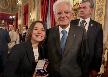La giovane vittoriese Sofia Gentile è Alfiere del lavoro, il riconoscimento consegnato questa mattina dal presidente Mattarella