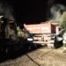 Frigintini, due camion da cantiere in fiamme