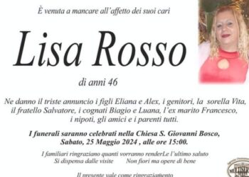 Vittoria, i funerali di Lisa Rosso in programma domani pomeriggio