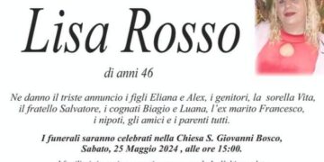Vittoria, i funerali di Lisa Rosso in programma domani pomeriggio