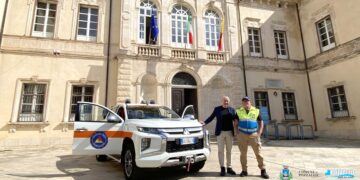 Pozzallo, consegnato alla protezione civile un nuovo mezzo con modulo antincendio
