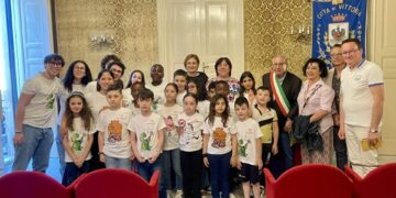 Vittoria, l’alfiere della Repubblica Sofia Gentile ricevuta a palazzo Iacono