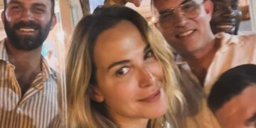 Barbara D’Urso a cena a Pozzallo