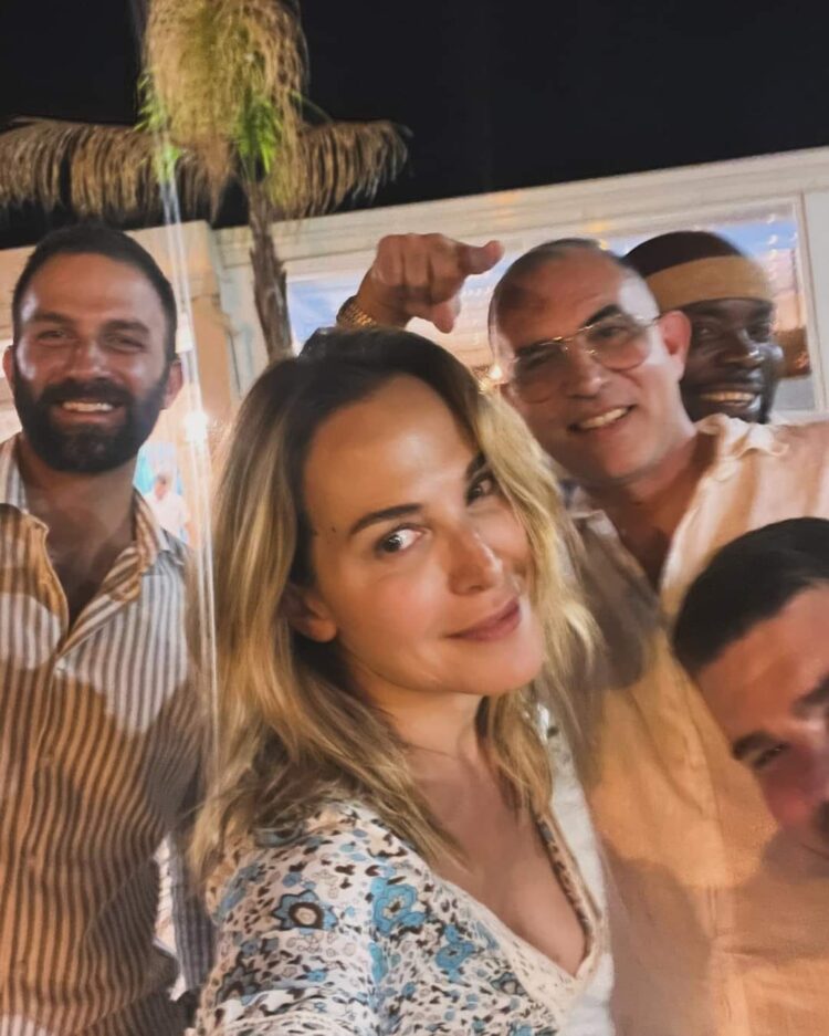 Barbara D’Urso a cena a Pozzallo