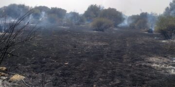 Chiaramonte, grosso incendio a Scornavacca