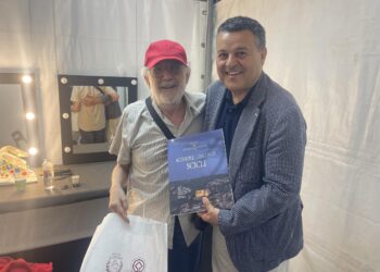 Scicli, il sindaco Marino ospite a Pompei dell’artista di fama mondiale Emilio Isgrò