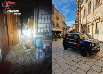 Scicli, anziano tratto in salvo dalla propria abitazione dopo un incendio scoppiato nell’immobile